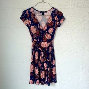 Rebel Sugar Floral Wrap Dress